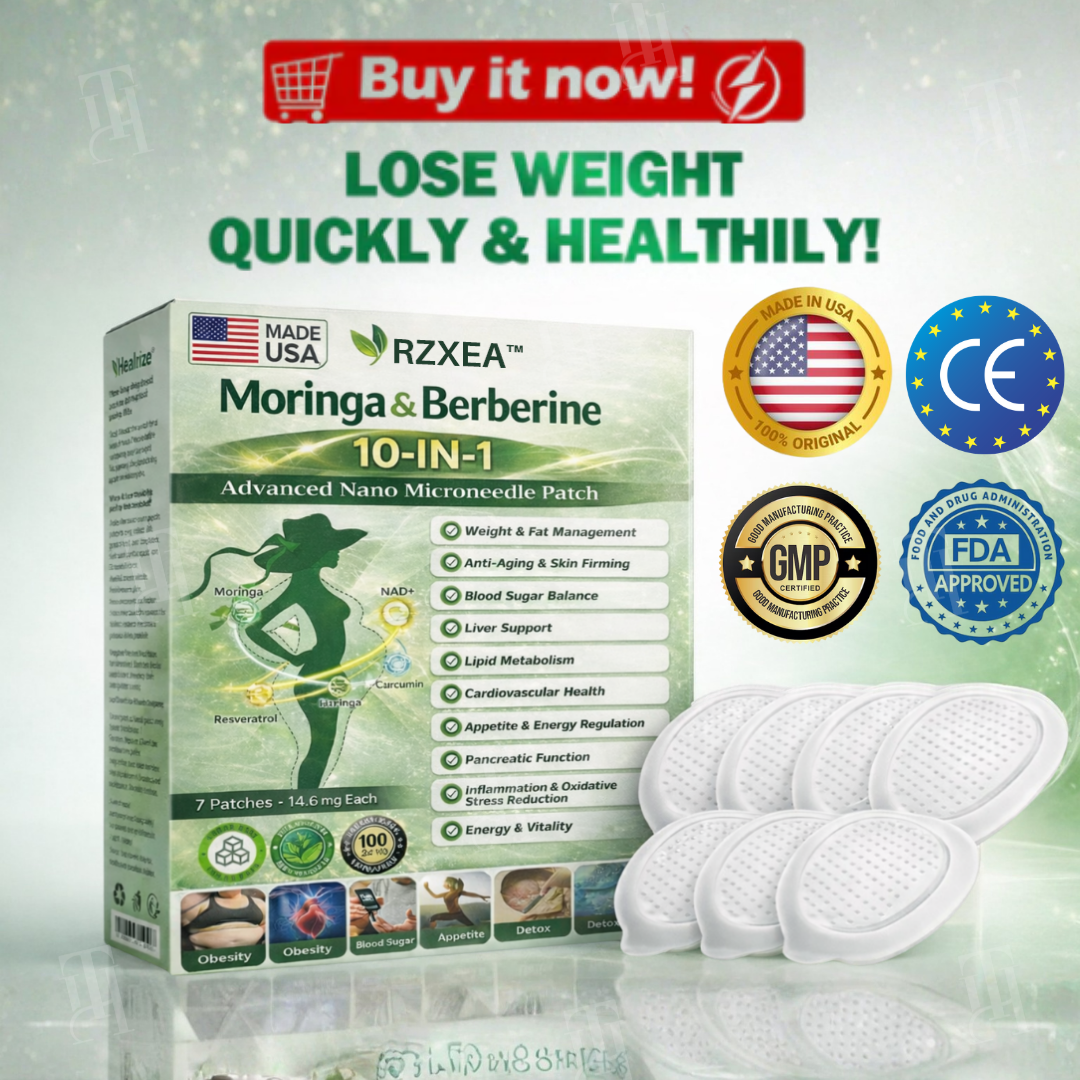 RZXEA™ Moringa & Berberine 10-IN-1 Advanced Nano Microneedle Patch
