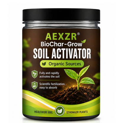 AEXZR® BioChar-Grow Soil Activator