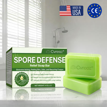 Kill Spores with Cvreoz®: The Defense Soap Bar for Unmatched Fungal Relief