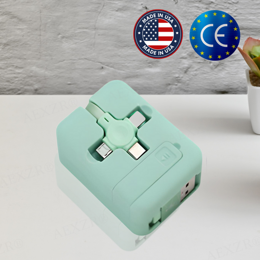 🔋 AEXZR® 𝟛 𝚒𝚗 𝟙 Charging Cable Roll - 🏷️Up to 50% Off, Charge Smarter!