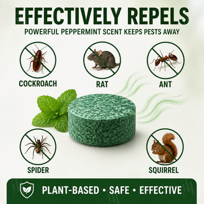 RZXEA™  Natural Peppermint Rodent Repellent Tablets