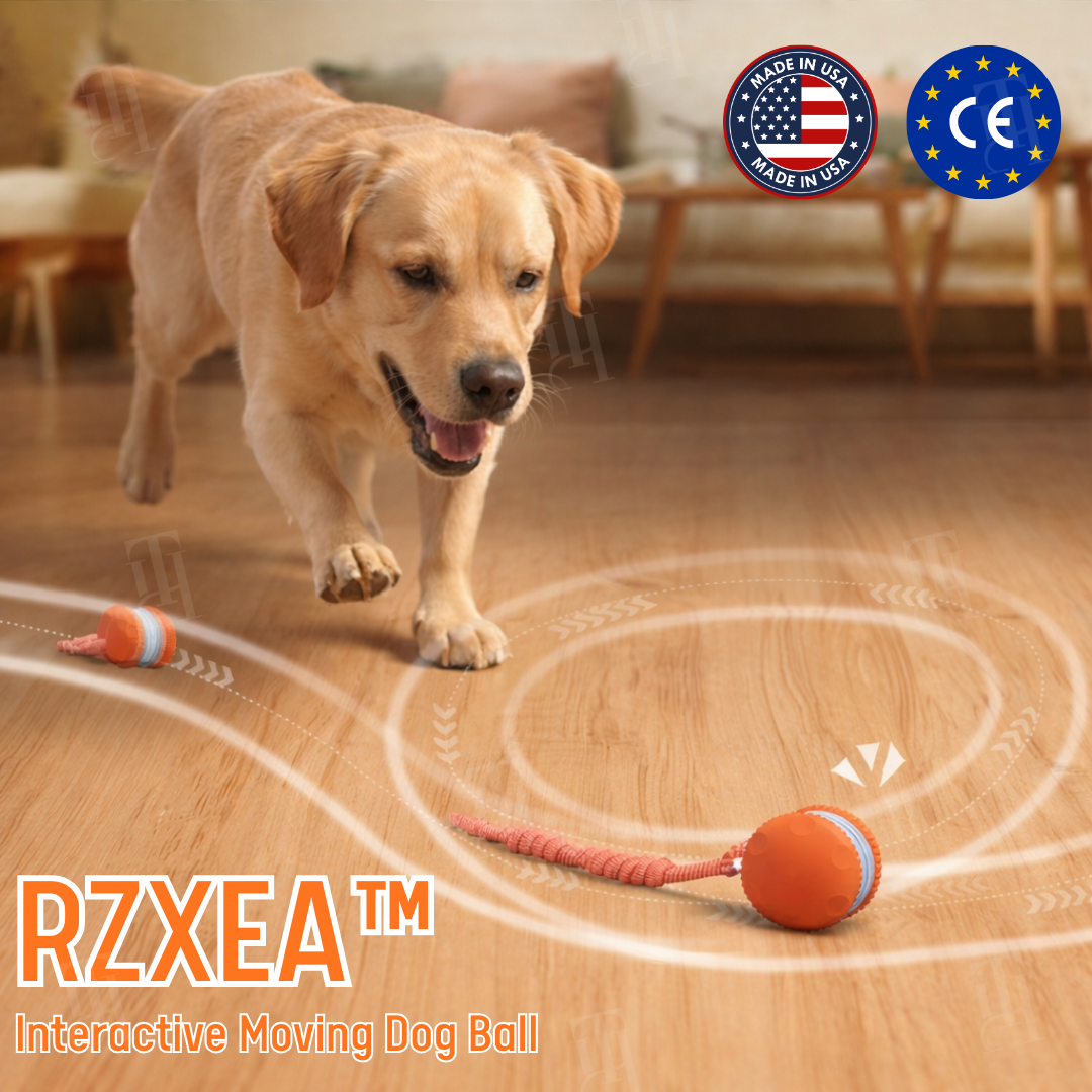 No More Guilty Goodbyes—RZXEA™ Entertains Your Pup 24/7.