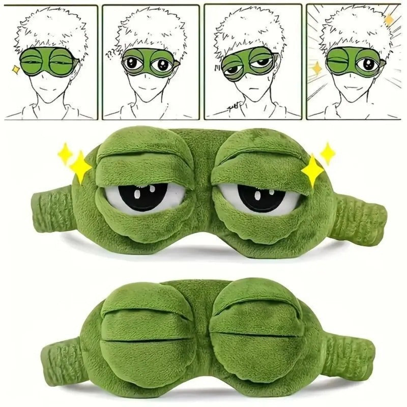 Funny 3D Frog Sleep Mask