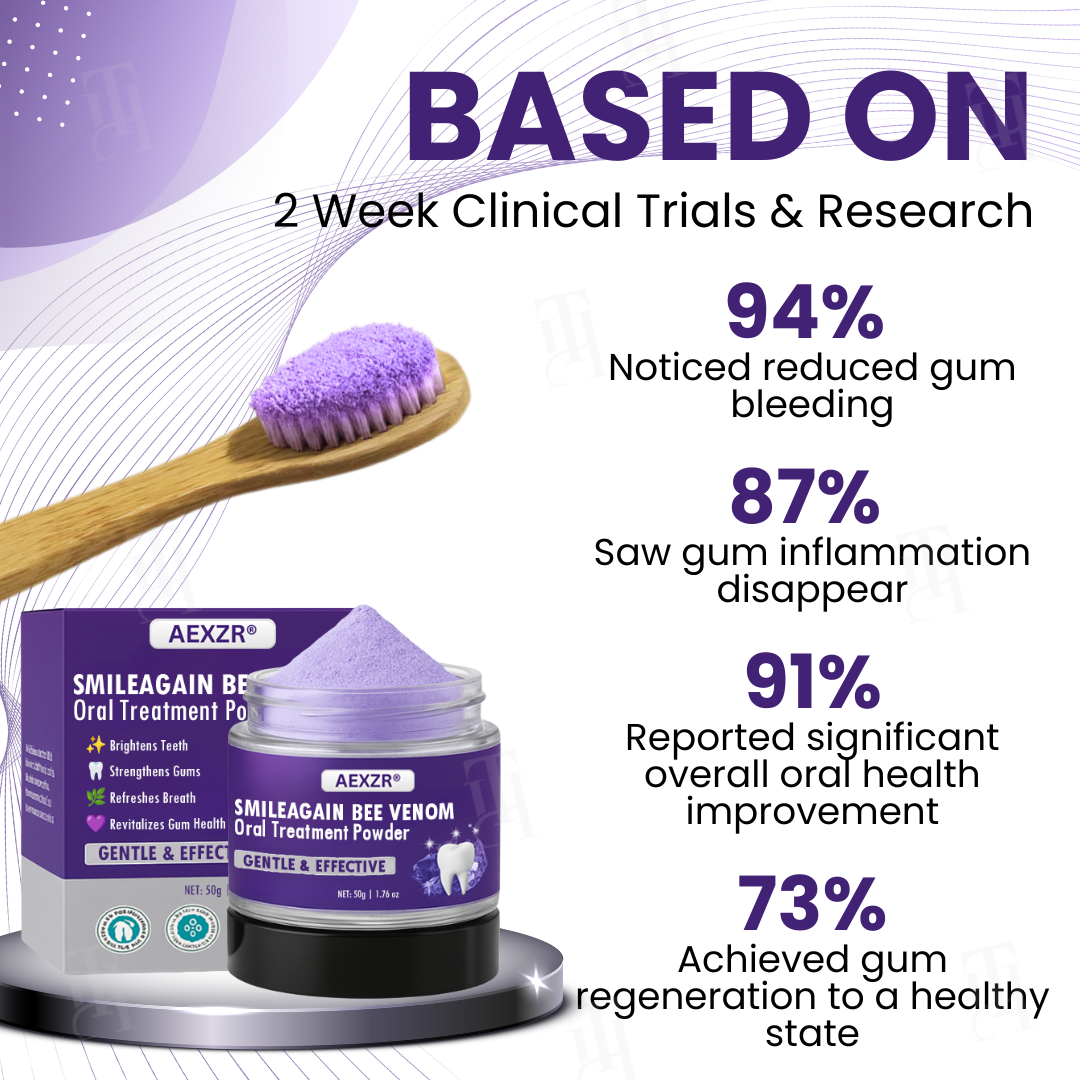 The Science of Bee Venom: Regrow Gums with AEXZR® Smileagain.