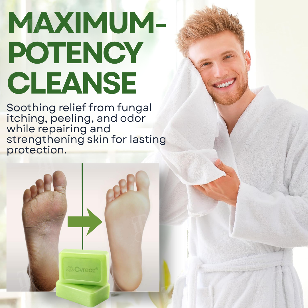 Kill Spores with Cvreoz®: The Defense Soap Bar for Unmatched Fungal Relief