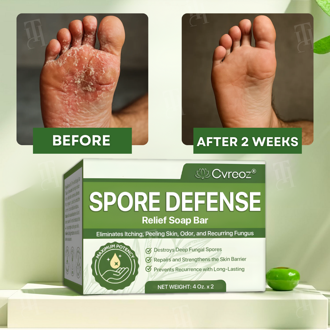 Kill Spores with Cvreoz®: The Defense Soap Bar for Unmatched Fungal Relief