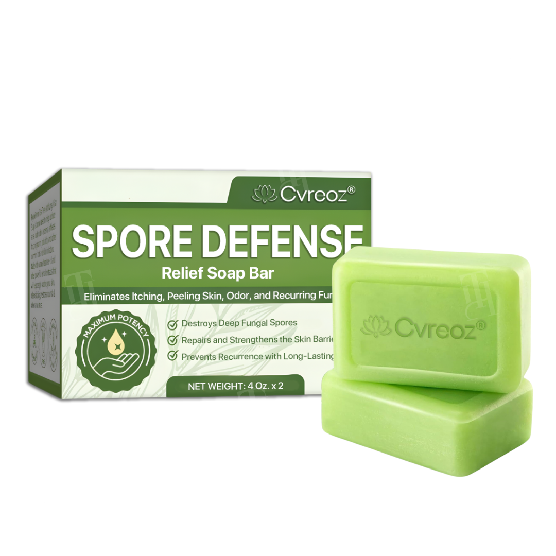 Kill Spores with Cvreoz®: The Defense Soap Bar for Unmatched Fungal Relief