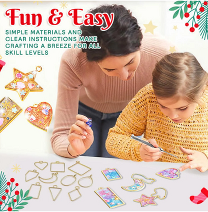 🏆Official Store |  🎨Unleash Creativity 🎨AEXZR® DIY Resin Pendant Kits For Child